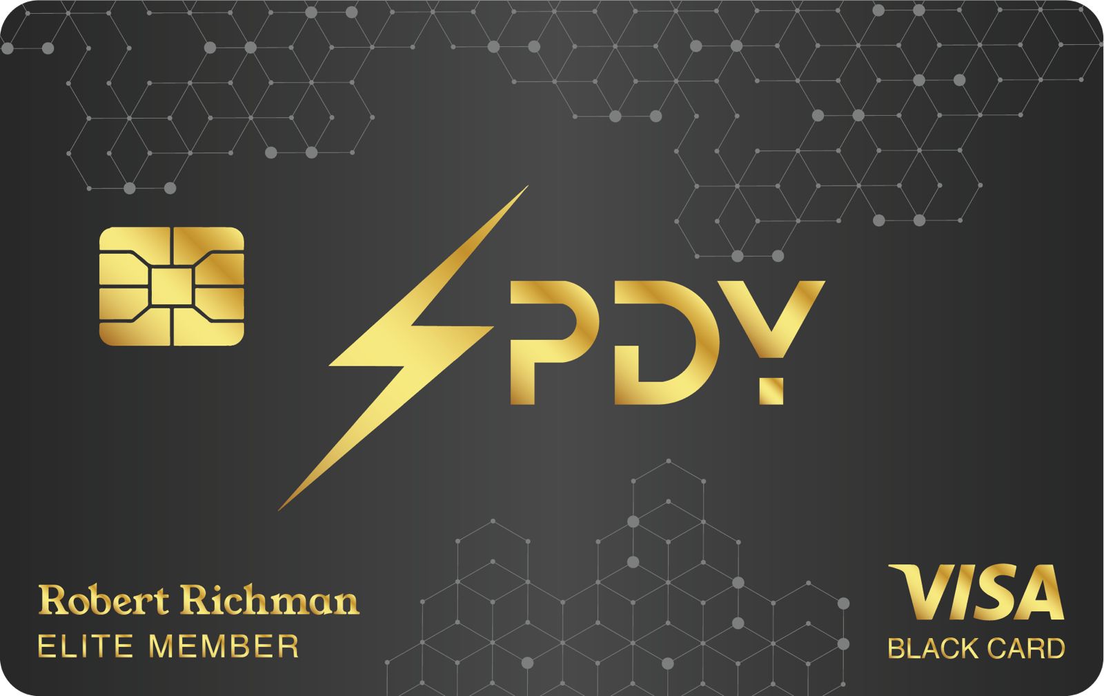 SPDY Visa Black Card